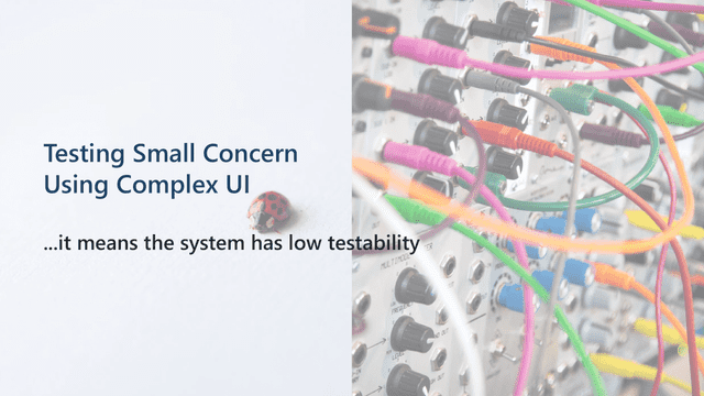 how can we improve the testability 09