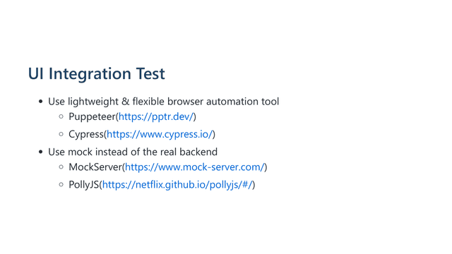 how can we improve the testability 21