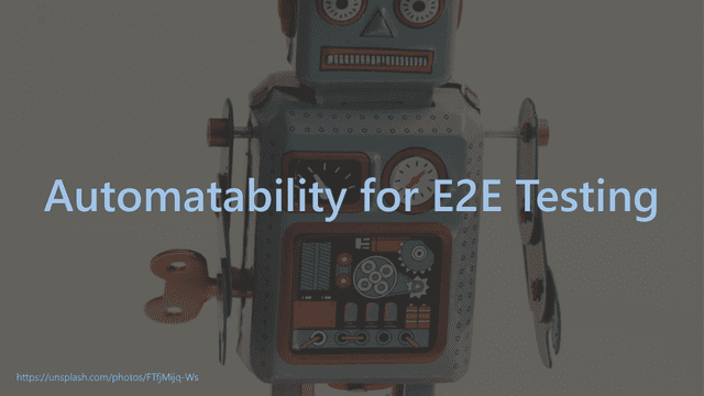 how can we improve the testability 33