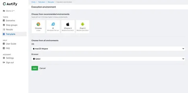 Autify Supports Many Web Browsers