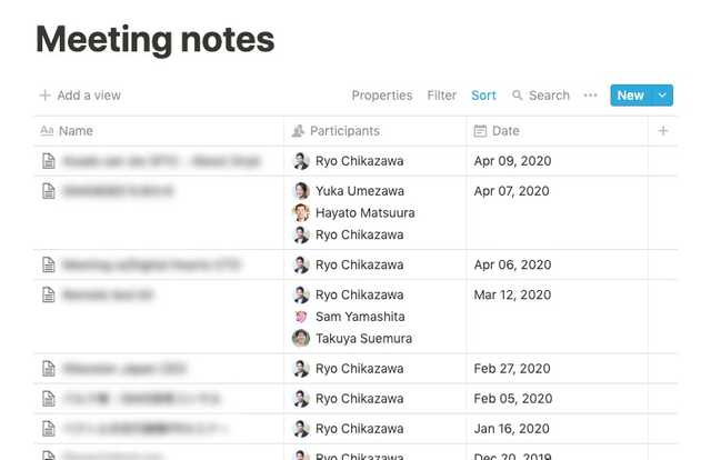 notion meeting note